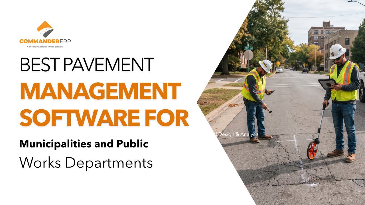 Best Pavement Management Software for Municipalities and Public Works Departments