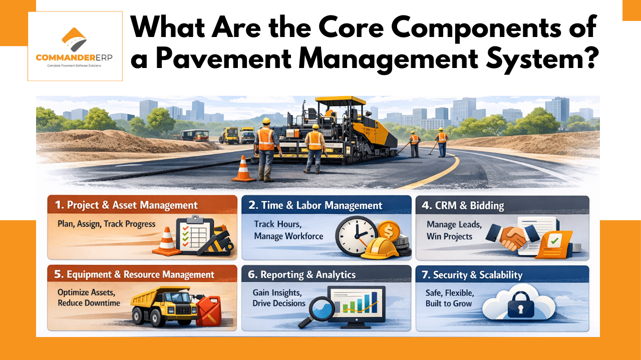 What Are the Core Components of a Pavement Management System?