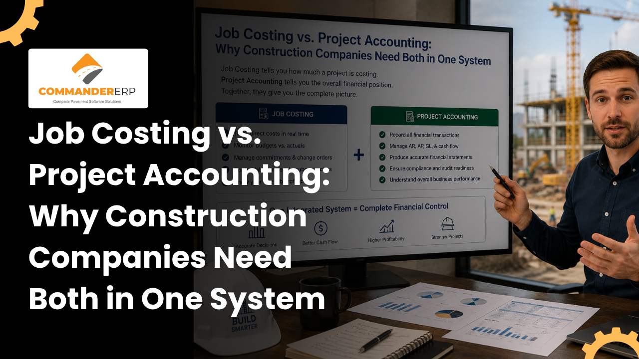 Job Costing vs. Project Accounting: Why Construction Companies Need Both in One System